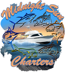 Midnight Sun Fishing Charters Logo